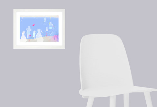 U moře ... ilustrace + rám. — foto 4