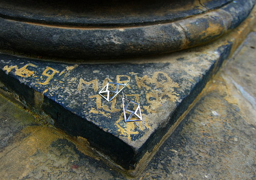 Nerezové náušnice....." Ticktacktoe " — foto 2