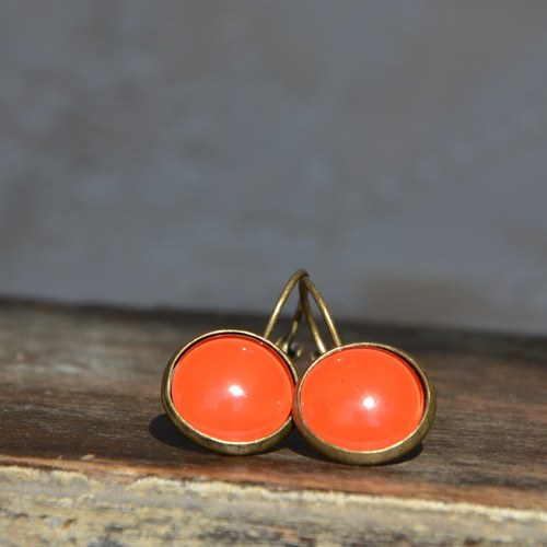 Náušnice " Tangerine " — foto 3