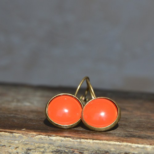 Náušnice " Tangerine " — foto 4