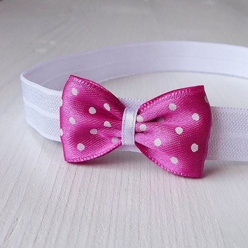 Čelenka pro newborn - puntíkatá minimašlička — foto 2