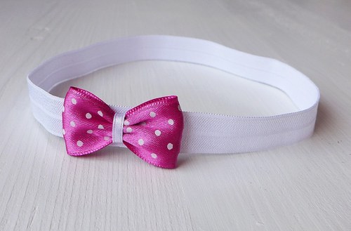 Čelenka pro newborn - puntíkatá minimašlička — foto 3