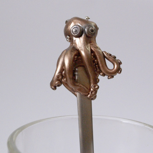 Octopus steampuncus (koktejlová lžička) — foto 2