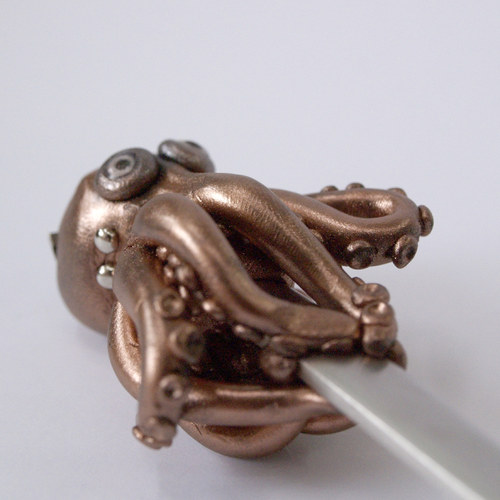 Octopus steampuncus (koktejlová lžička) — foto 4