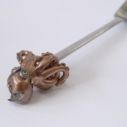 Octopus steampuncus (koktejlová lžička) — foto 5
