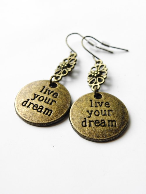 Live your dream! •náušnice• — foto 2
