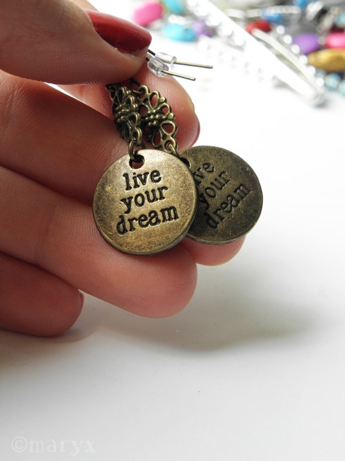 Live your dream! •náušnice• — foto 4