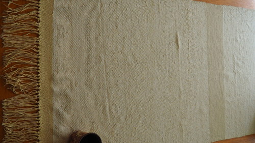 Smetánka - ručně tkaný ubrus — foto 4
