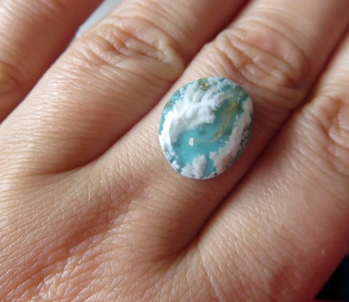 Dendritický achát s Gem silicou aneb mořská č.8 — foto 2