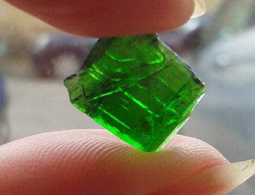 Chromdiopsid surový - L-113 — foto 2