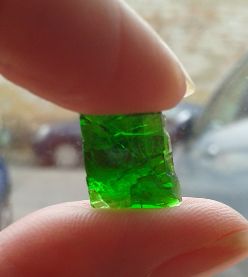 Chromdiopsid surový - L-113 — foto 3