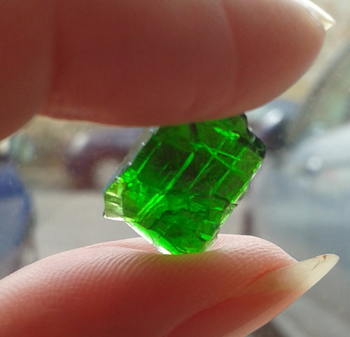 Chromdiopsid surový - L-113 — foto 4