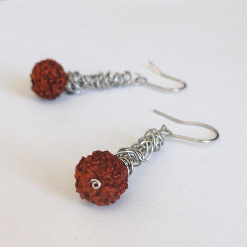 Rudraksha..náušnice — foto 3