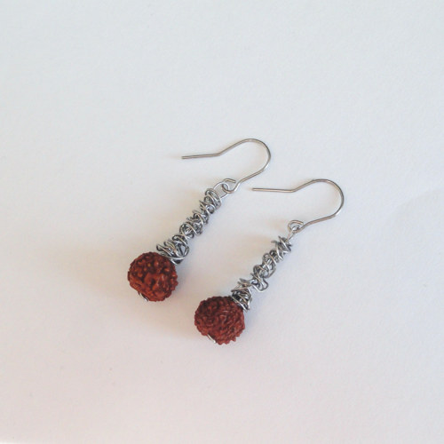 Rudraksha..náušnice — foto 4