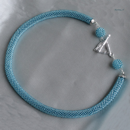 Aquamarine...náhrdelník — foto 2