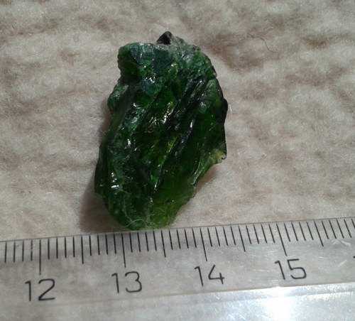 Chromdiopsid surový - L-135 — foto 5