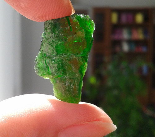 Chromdiopsid surový - L-139 — foto 2