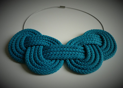 Náhrdelník Loop Tyrkys dark — foto 3