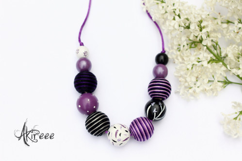 Violet night - Bláznivé korále na přání — foto 2