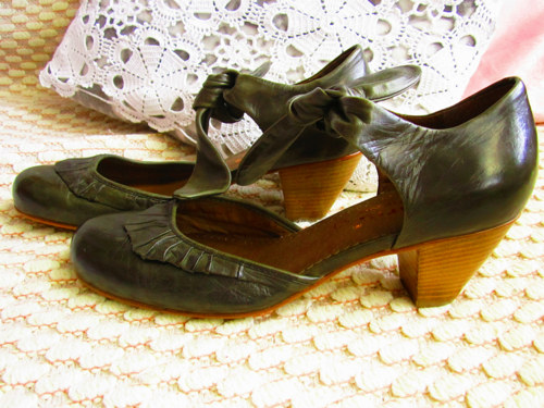 Botky olivka zelené luxusní — foto 3
