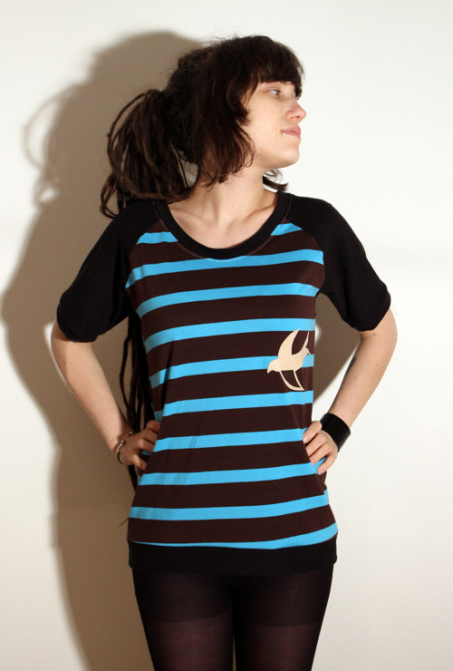 Tričko SWALLOW stripes — foto 3