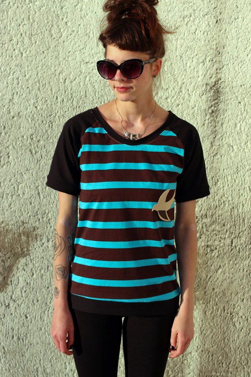 Tričko SWALLOW stripes — foto 4