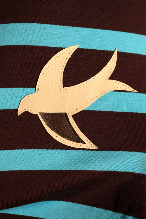 Tričko SWALLOW stripes — foto 5