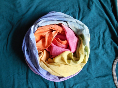 Letní duhový šál — foto 2
