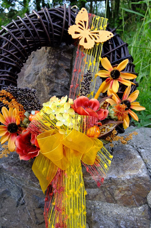 Věnec letní - zářivé rudbeckie — foto 4