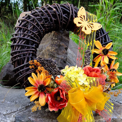 Věnec letní - zářivé rudbeckie — foto 5
