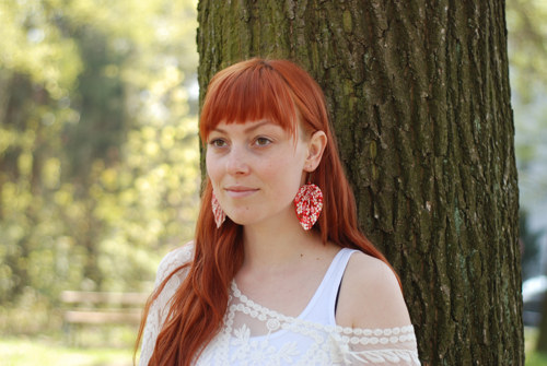 - origami listy - originální náušnice — foto 2