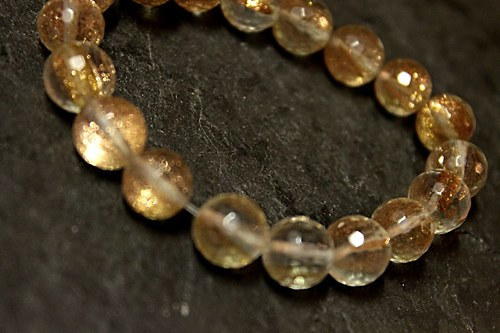 Křišťál GOLD SAND 10MM — foto 2