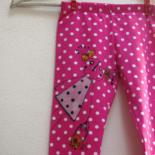 Punťa legínky s holkou vel.98 — foto 3