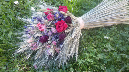 Obilná kytice - růžičky, levandule,..... — foto 2