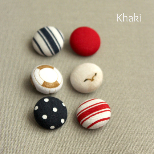 Marine - sada buttonkových knoflíčků — foto 2