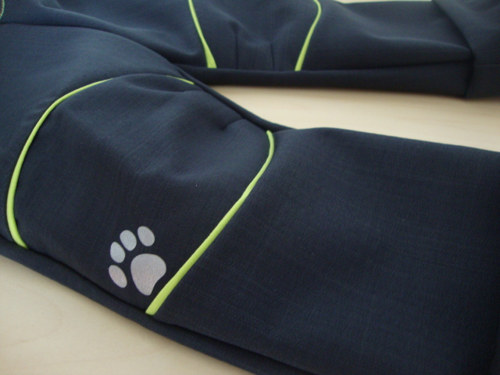Slabší rostoucí softshellky černo - limetkové — foto 4
