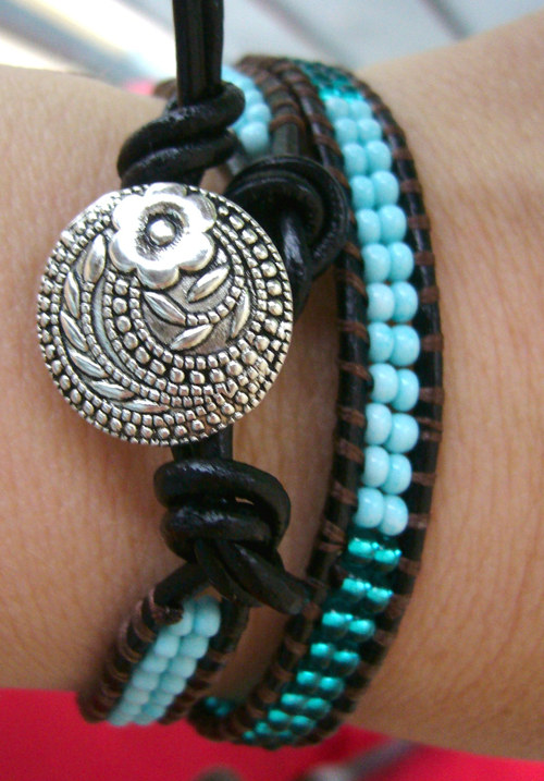 Wrap náramek do tyrkysova — foto 3