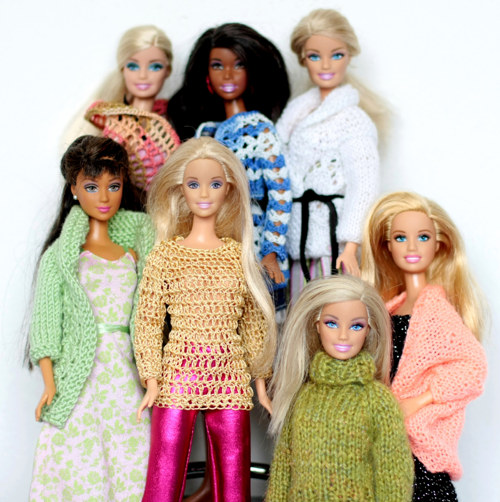 Vzorovaný kabátek pro Barbie — foto 2