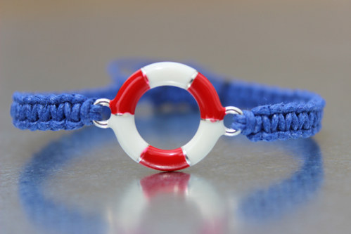 Námořnický.. ;) Náramek macramé — foto 3