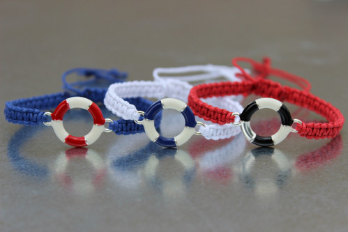Námořnický.. ;) Náramek macramé — foto 4