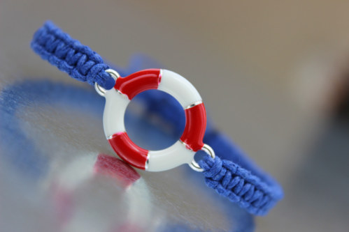 Námořnický.. ;) Náramek macramé — foto 5