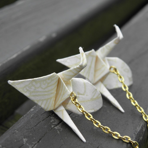 Něžnosti - origami náušnice — foto 2