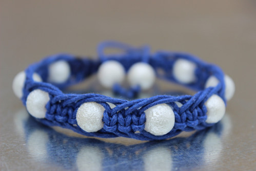 U moře.. Náramek makramé/shamballa — foto 2