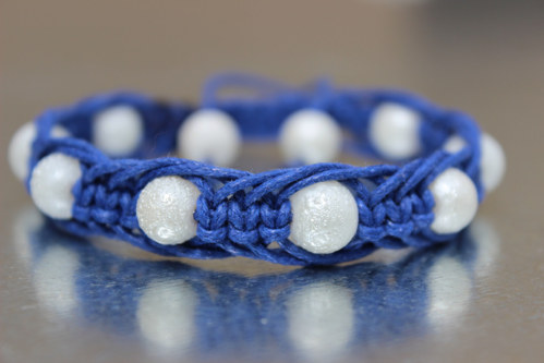 U moře.. Náramek makramé/shamballa — foto 4