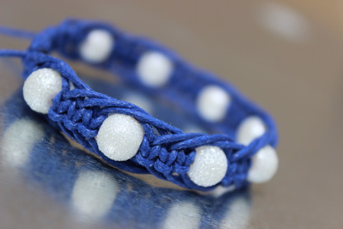 U moře.. Náramek makramé/shamballa — foto 5
