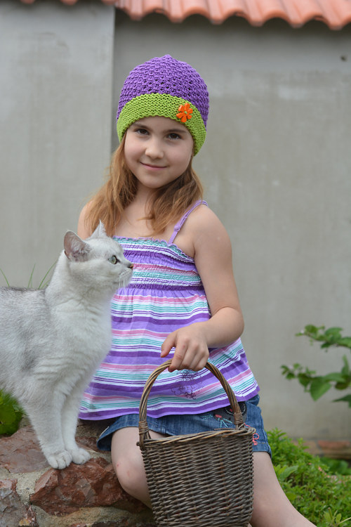 Čepice Fialová — foto 5