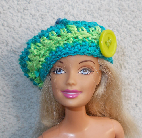 Melírovaná čepice pro Barbie — foto 3