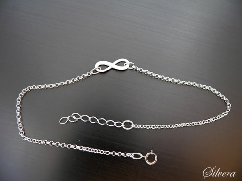 Stříbrný 925 Náramek INFINITY — foto 2