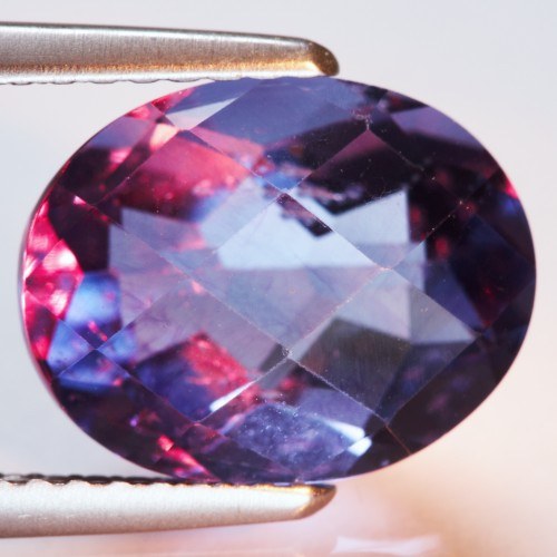 Fluorit-NÁDHERNÝ, BAROMĚNNÝ!! 4,10ct — foto 6