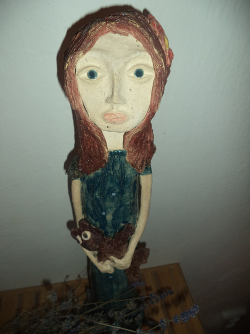 Dívka s medvídkem 46cm SLEVA!!! — foto 5